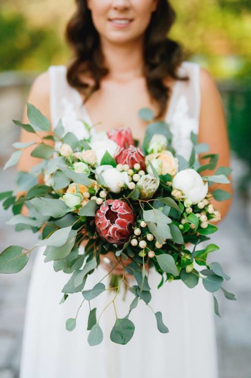 Boho bouquet real example
